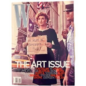 W Magazine November 2009 - The Art Issue - Supermodel Linda Evangelista